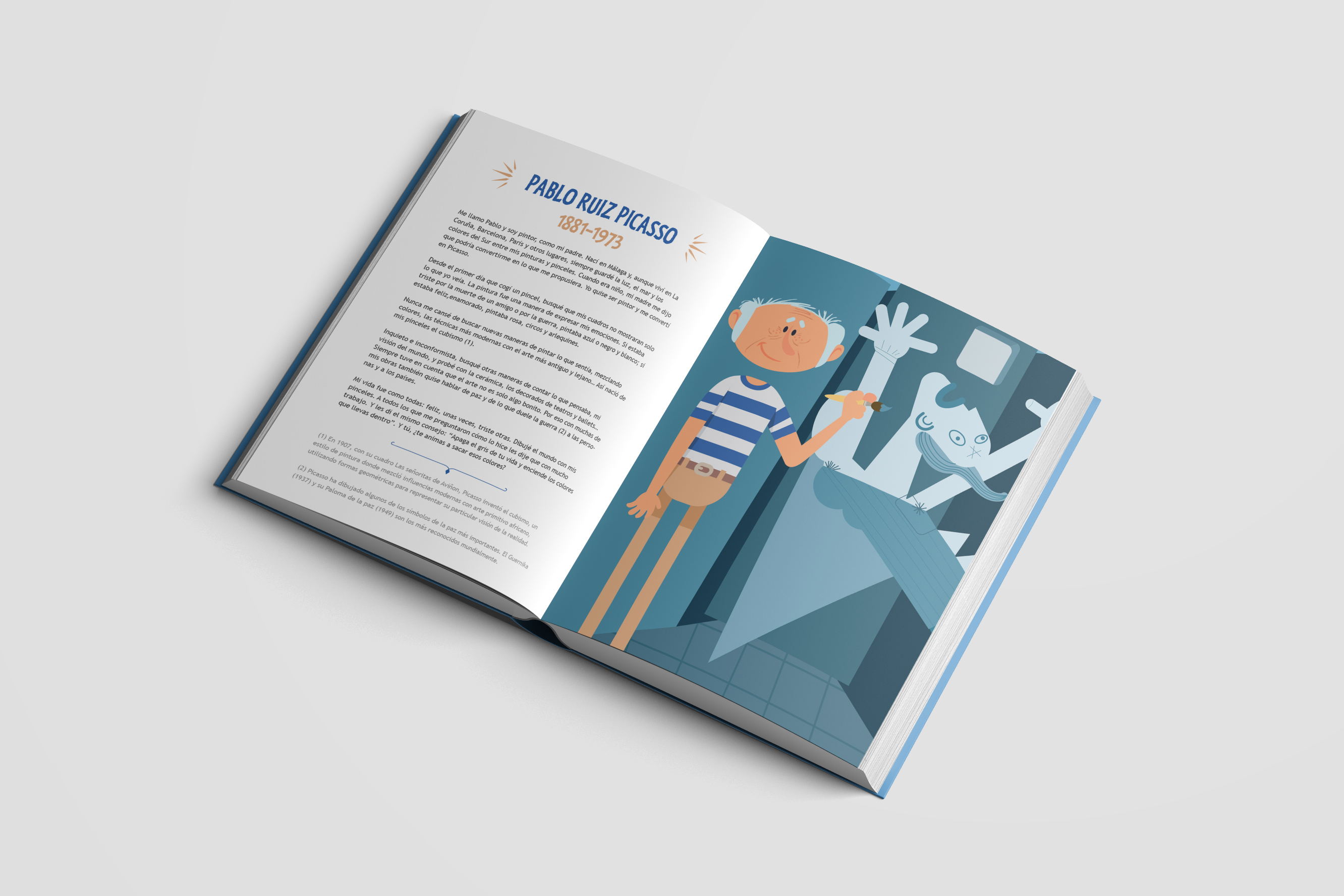 libro ilustrado para niños: Pablo Ruiz Picasso